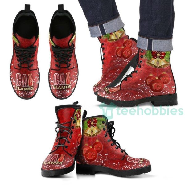 calgary flames leather boots shoes 1 rhJAp 600x600px Calgary Flames Leather Boots Shoes