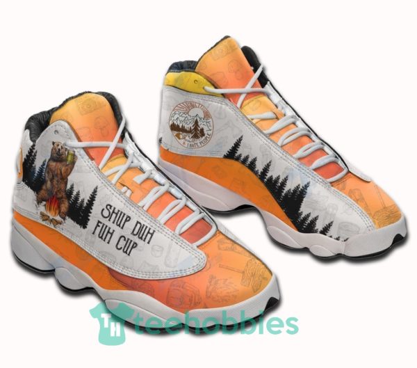 camping i hate people air jordan 13 sneaker shoes 1 cSkEq 600x529px Camping I Hate People Air Jordan 13 Sneaker Shoes