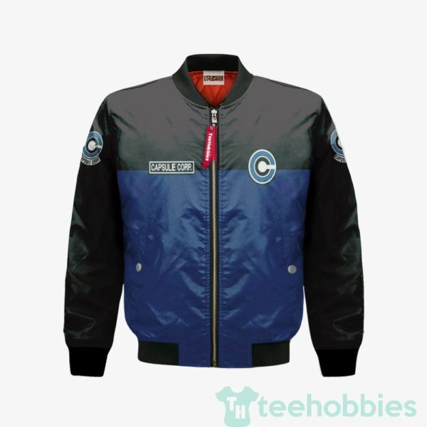 capsule corp custom dragon ball cosplay bomber jacket 1 eugvc 600x600px Capsule Corp Custom Dragon Ball Cosplay Bomber Jacket