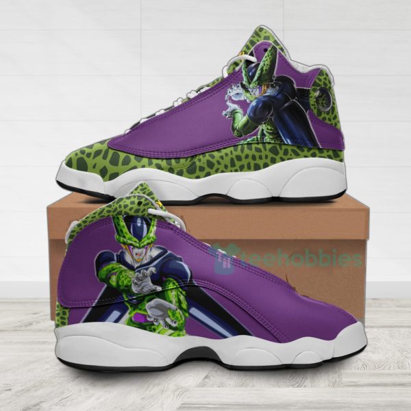 cell custom dragon ball anime air jordan 13 shoes 1 ylpQr 600x600px Cell Custom Dragon Ball Anime Air Jordan 13 Shoes