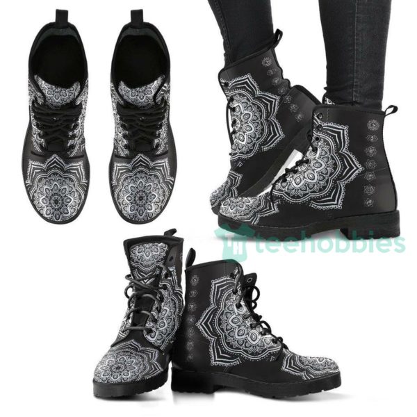 chakra mandala leather boots shoes 1 MQRQf 600x600px Chakra Mandala Leather Boots Shoes
