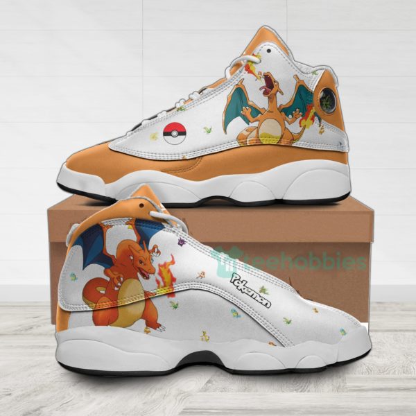 charizard custom pokemon anime air jordan 13 shoes 1 D7V7g 600x600px Charizard Custom Pokemon Anime Air Jordan 13 Shoes