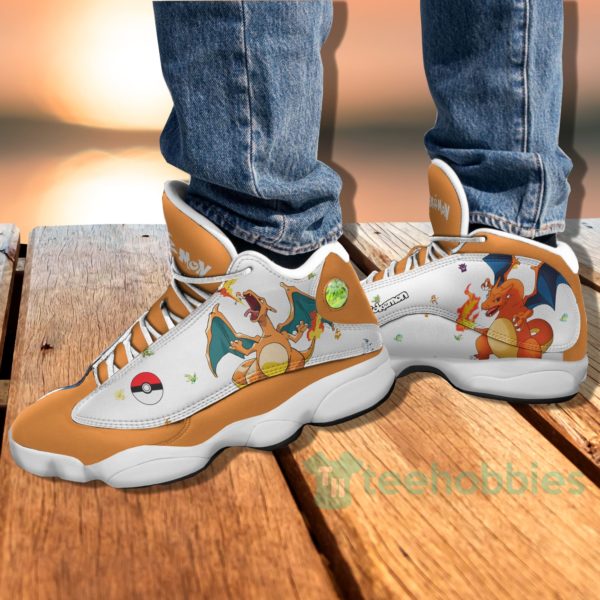 charizard custom pokemon anime air jordan 13 shoes 4 7sURy 600x600px Charizard Custom Pokemon Anime Air Jordan 13 Shoes