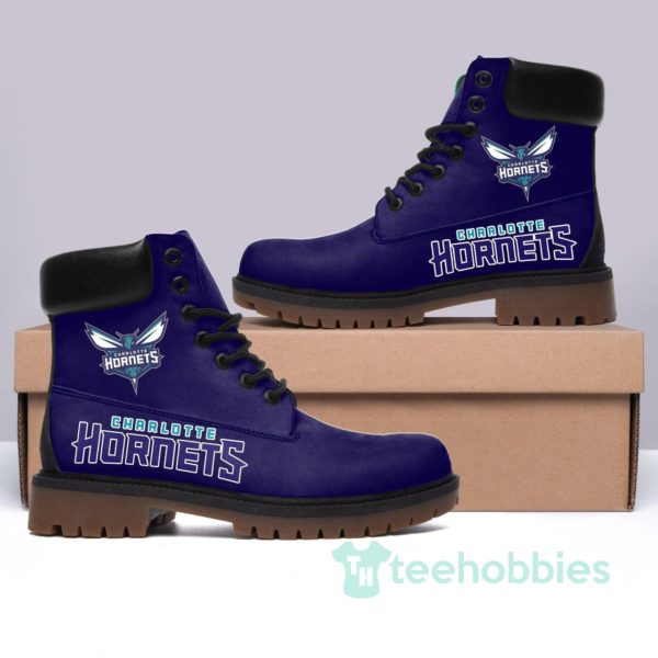 charlotte hornets basketball leather boots men women shoes 1 X8vl9 600x600px Charlotte Hornets Basketball Leather Boots Men Women Shoes