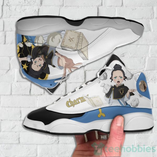 charmy pappitson custom black clover anime air jordan 13 shoes 3 lSrXk 600x600px Charmy Pappitson Custom Black Clover Anime Air Jordan 13 Shoes