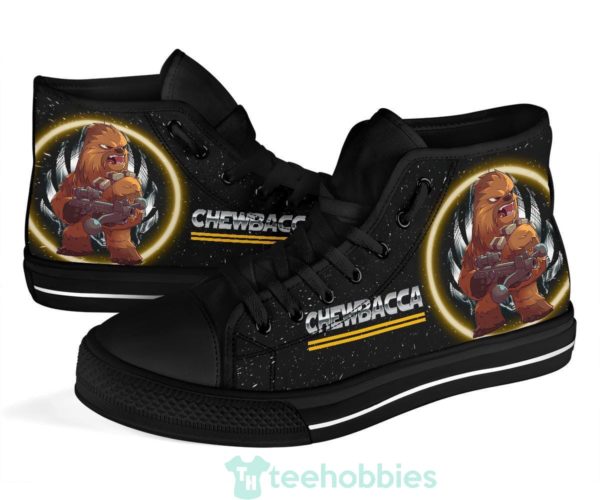chewbacca sneakers high top shoes fan 4 r0ZIa 600x500px Chewbacca Sneakers High Top Shoes Fan