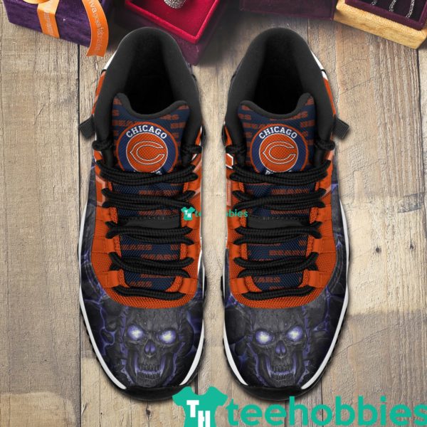 chicago bears logo lava skull air jordan 11 sneakers shoes 3 RGTDj 600x600px Chicago Bears Logo Lava Skull Air Jordan 11 Sneakers Shoes