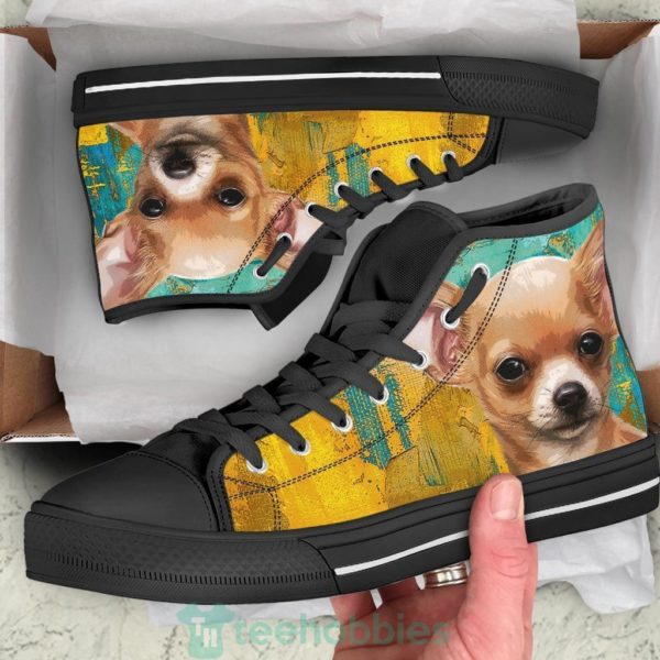 chihuahua dog sneakers colorful high top shoes 1 v6u5z 600x600px Chihuahua Dog Sneakers Colorful High Top Shoes