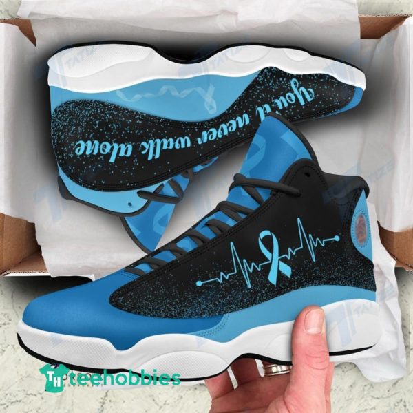 child abuse awareness youll never walk alone air jordan 13 sneaker shoes 2 xhIz7 600x600px Child Abuse Awareness You?ll Never Walk Alone Air Jordan 13 Sneaker Shoes