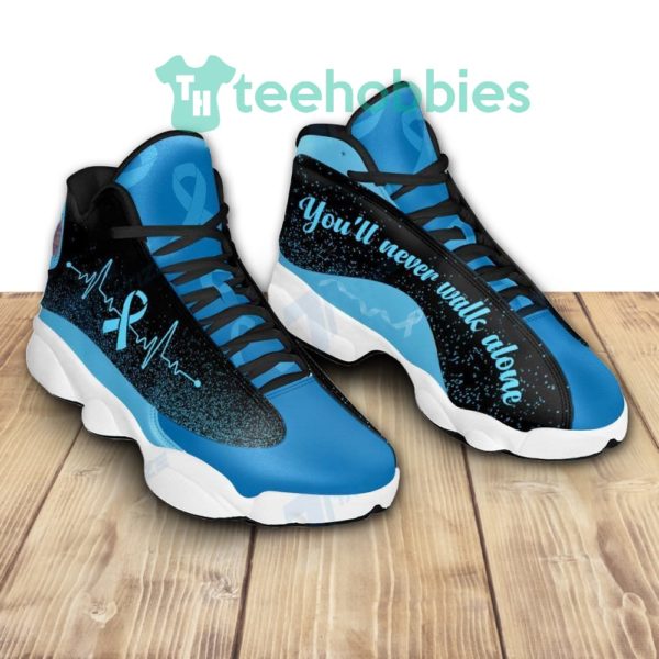 child abuse awareness youll never walk alone air jordan 13 sneaker shoes 3 Vi2hO 600x600px Child Abuse Awareness You?ll Never Walk Alone Air Jordan 13 Sneaker Shoes