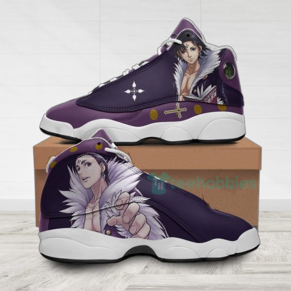 chrollo lucilfer custom hunter anime air jordan 13 shoes 1 mRNNW 600x600px Chrollo Lucilfer Custom Hunter Anime Air Jordan 13 Shoes
