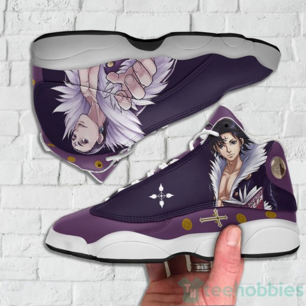 chrollo lucilfer custom hunter anime air jordan 13 shoes 3 woh89 600x600px Chrollo Lucilfer Custom Hunter Anime Air Jordan 13 Shoes