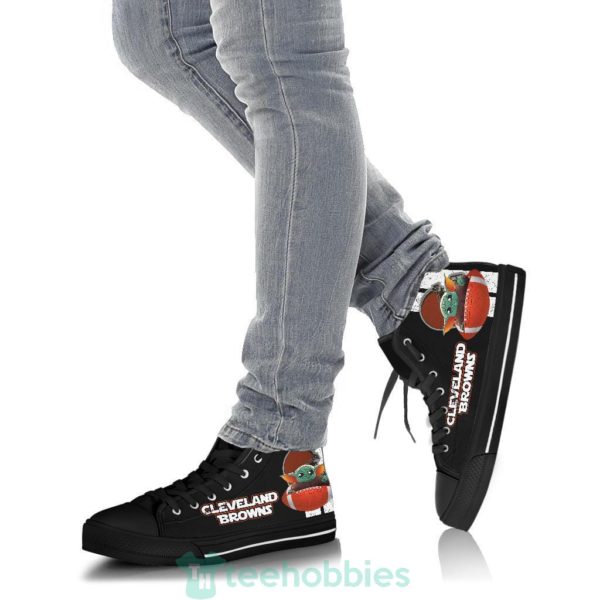 cleveland browns baby yoda high top shoes 5 x0xHq 600x600px Cleveland Browns Baby Yoda High Top Shoes