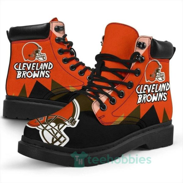 cleveland browns football winter leather boots 1 DmNWZ 600x600px Cleveland Browns Football Winter Leather Boots