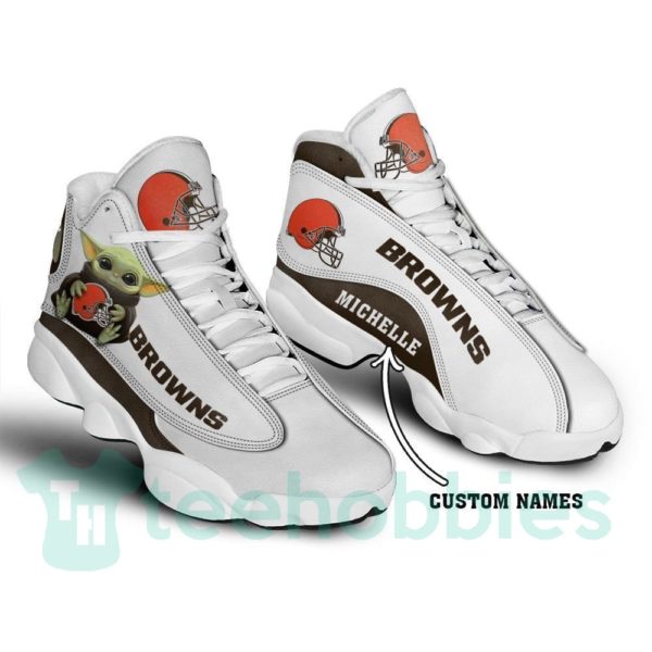 cleveland browns grogu baby yoda custom name air jordan 13 unisex shoes 2 YyC67 600x600px Cleveland Browns Grogu Baby Yoda Custom Name Air Jordan 13 Unisex Shoes