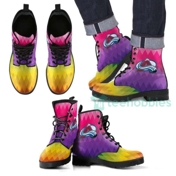 colorado avalanche leather boots shoes 1 FYf5j 600x600px Colorado Avalanche Leather Boots Shoes