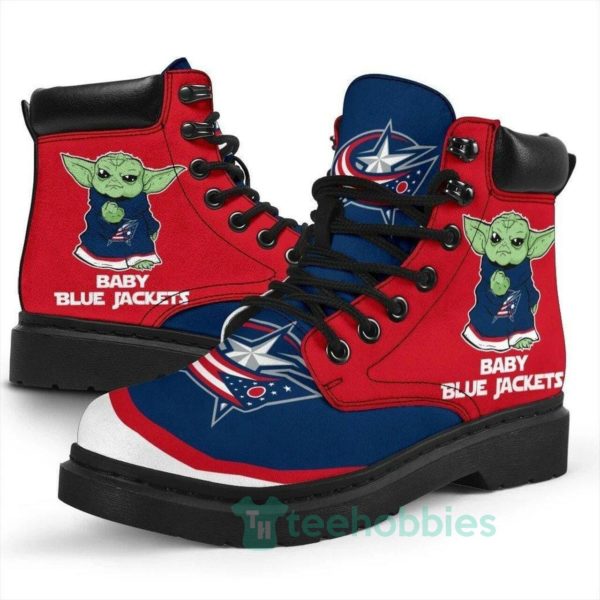 columbus blue jackets hockey winter leather boots 1 44TkO 600x600px Columbus Blue Jackets Hockey Winter Leather Boots