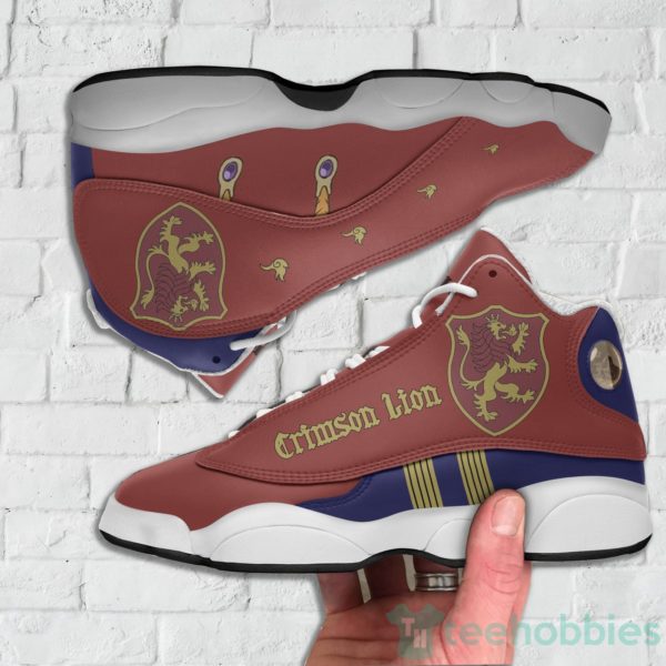 crimson lion custom black clover anime air jordan 13 shoes 3 UI1DV 600x600px Crimson Lion Custom Black Clover Anime Air Jordan 13 Shoes