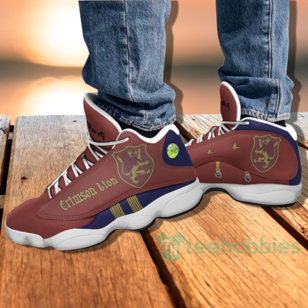 crimson lion custom black clover anime air jordan 13 shoes 4 yUnOa 600x600px Crimson Lion Custom Black Clover Anime Air Jordan 13 Shoes