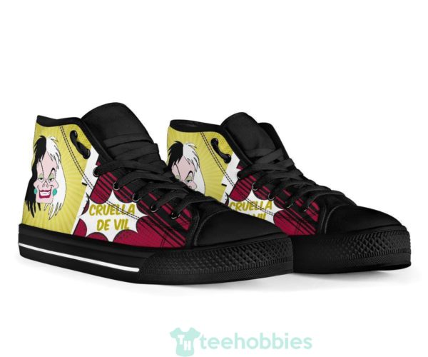 cruella de vil villain high top shoes fan 3 xVmWv 600x500px Cruella de Vil Villain High Top Shoes Fan