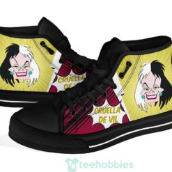 cruella de vil villain high top shoes fan 4 peIbe 247x247px Cruella de Vil Villain High Top Shoes Fan