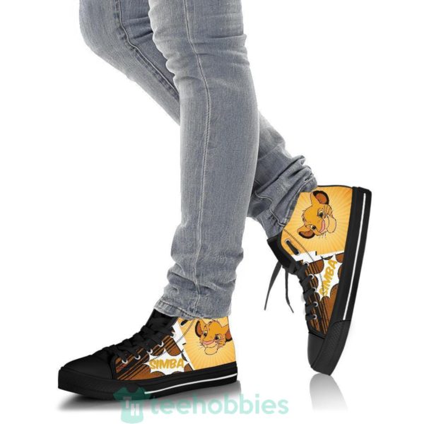 cute simba sneakers lion king high top shoes fan 5 Xi8yZ 600x600px Cute Simba Sneakers Lion King High Top Shoes Fan