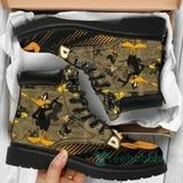 daffy duck character leather boots men women shoes 1 KQgx2 600x600px Daffy Duck Character Leather Boots Men Women Shoes