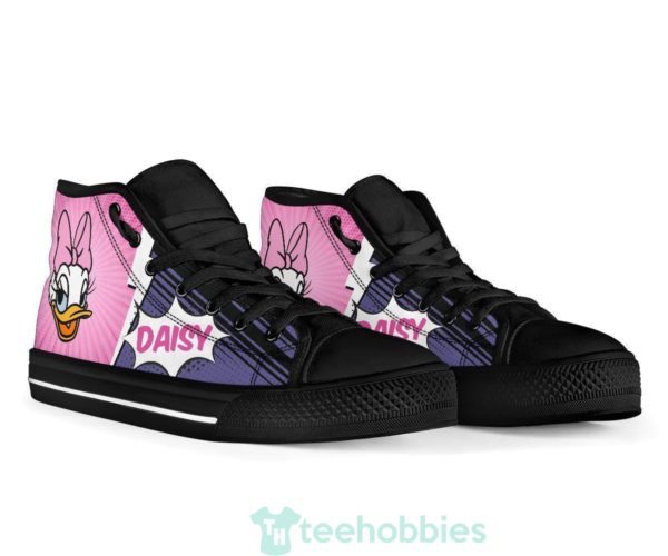daisy duck sneakers high top shoes fan gift 3 JI2U5 600x500px Daisy Duck Sneakers High Top Shoes Fan Gift