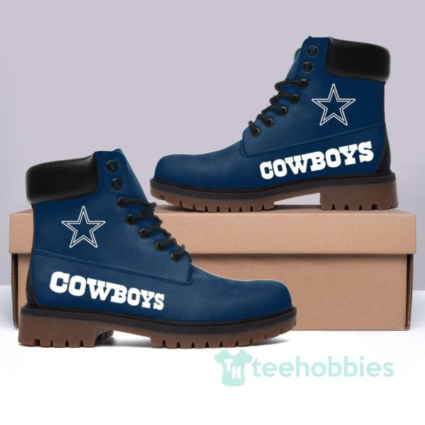 dallas cowboys football leather boots men women 1 6Hol0 600x600px Dallas Cowboys Football Leather Boots Men Women