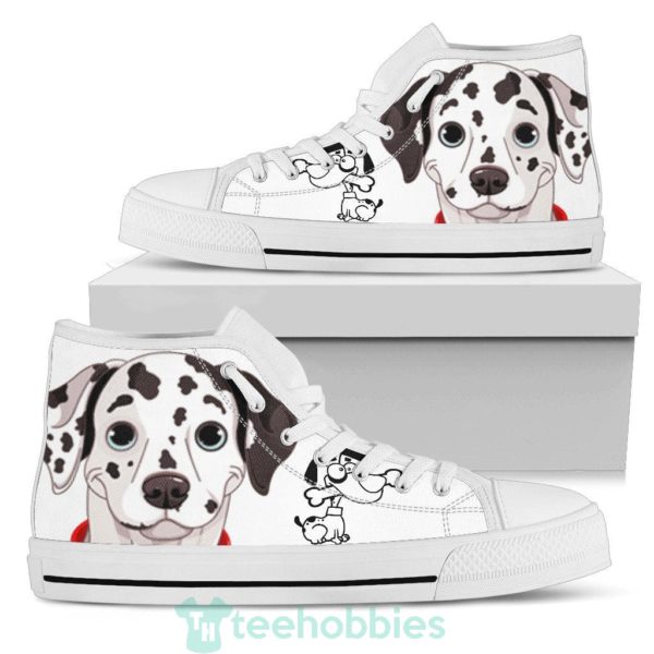 dalmatian sneakers high top shoes funny 2 UfFMa 600x600px Dalmatian Sneakers High Top Shoes Funny
