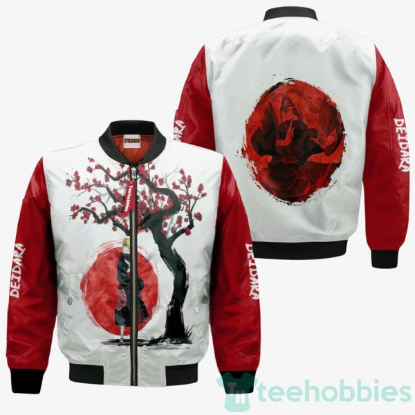 deidara akatsuki custom ninja under the sun cosplay bomber jacket 3 NroFI 600x600px Deidara Akatsuki Custom Ninja Under The Sun Cosplay Bomber Jacket