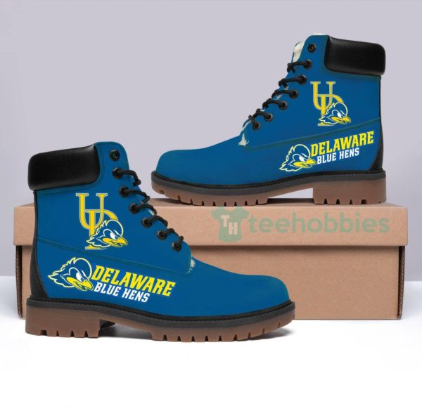 delaware fightin football winter leather boots 1 1NM7x 600x585px Delaware Fightin Football Winter Leather Boots