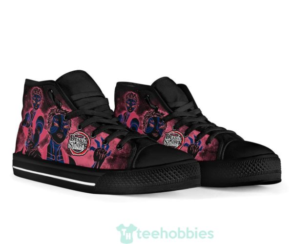 demon slayer akaza high top shoes anime fan gift 3 fGBlF 600x500px Demon Slayer Akaza High Top Shoes Anime Fan Gift