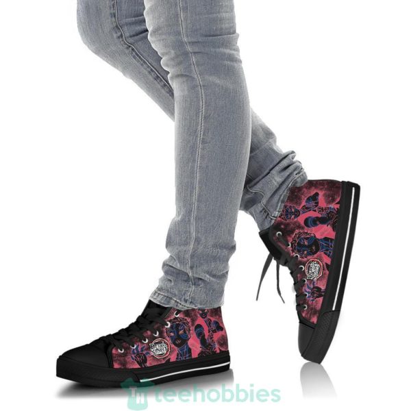 demon slayer akaza high top shoes anime fan gift 5 FLjR0 600x600px Demon Slayer Akaza High Top Shoes Anime Fan Gift