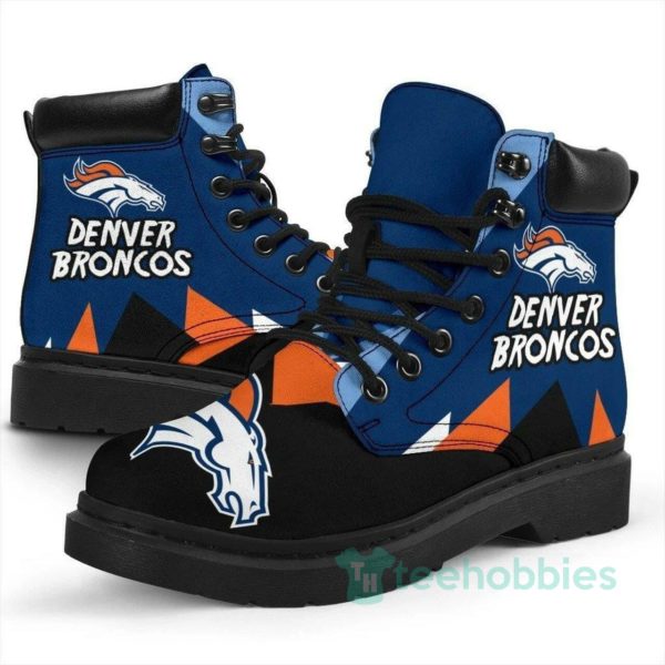 denver broncos football leather boots men women shoes 1 mUUPm 600x600px Denver Broncos Football Leather Boots Men Women Shoes