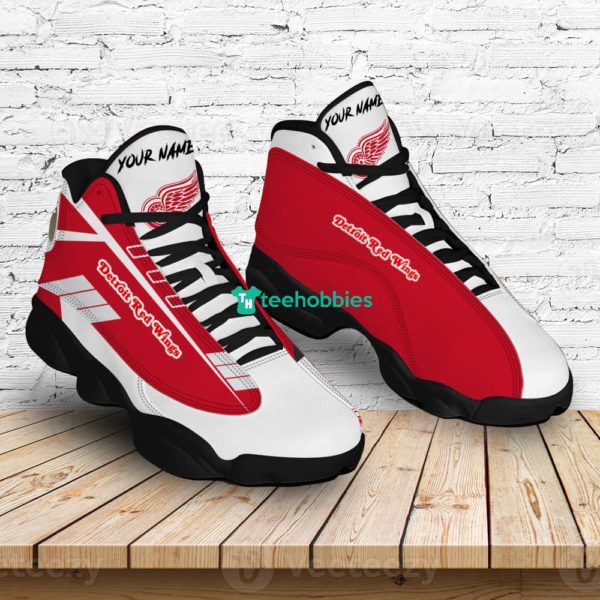 detroit red wings custom name air jordan 13 shoes sneakers mens womens personalized gifts 4 R72Hh 600x600px Detroit Red Wings Custom Name Air Jordan 13 Shoes Sneakers Mens Womens Personalized Gifts