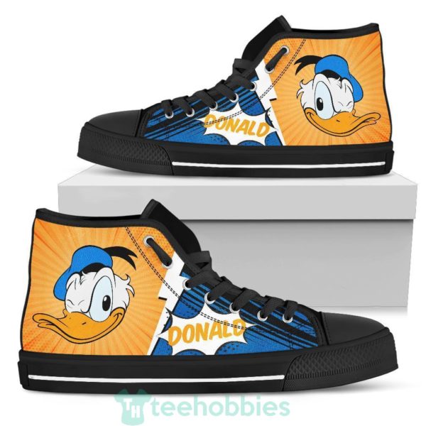 donald duck sneakers high top shoes fan gift 1 e3cjW 600x600px Donald Duck Sneakers High Top Shoes Fan Gift