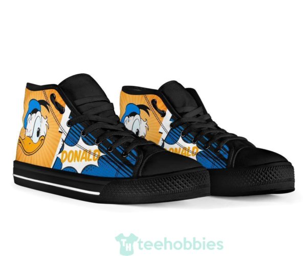 donald duck sneakers high top shoes fan gift 3 tunn2 600x500px Donald Duck Sneakers High Top Shoes Fan Gift