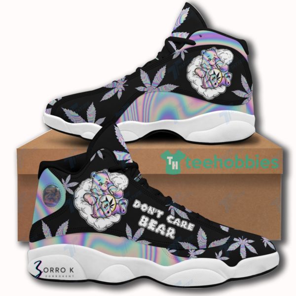 dont care bear weed air jordan 13 sneaker shoesi shoes 2 nQJSN 600x600px Dont Care Bear Weed Air Jordan 13 Sneaker Shoesi Shoes