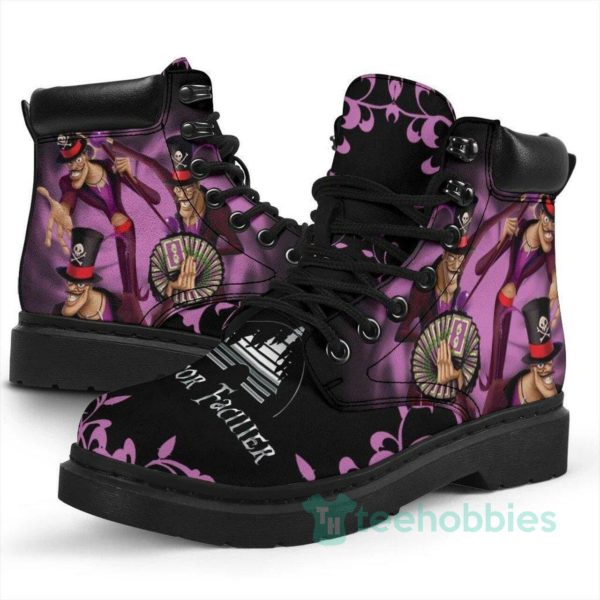 dr. facilier disney villains leather boots men women shoes 1 2HZee 600x600px Dr. Facilier Disney Villains Leather Boots Men Women Shoes