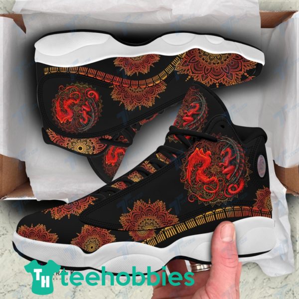 dragon redmandala air jordan 13 sneaker shoes 1 aCeFS 600x600px Dragon Redmandala Air Jordan 13 Sneaker Shoes