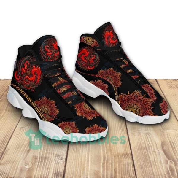 dragon redmandala air jordan 13 sneaker shoes 2 vyLzt 600x600px Dragon Redmandala Air Jordan 13 Sneaker Shoes