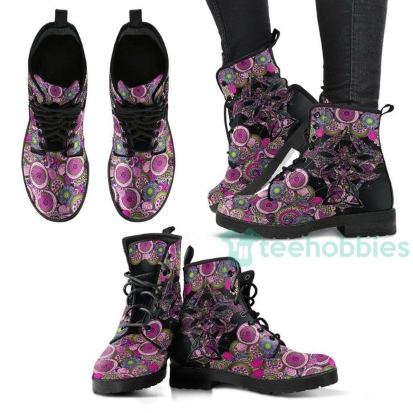 dragonfly handcrafted pattern leather boots shoes 1 G4Rjy 600x600px Dragonfly Handcrafted Pattern Leather Boots Shoes