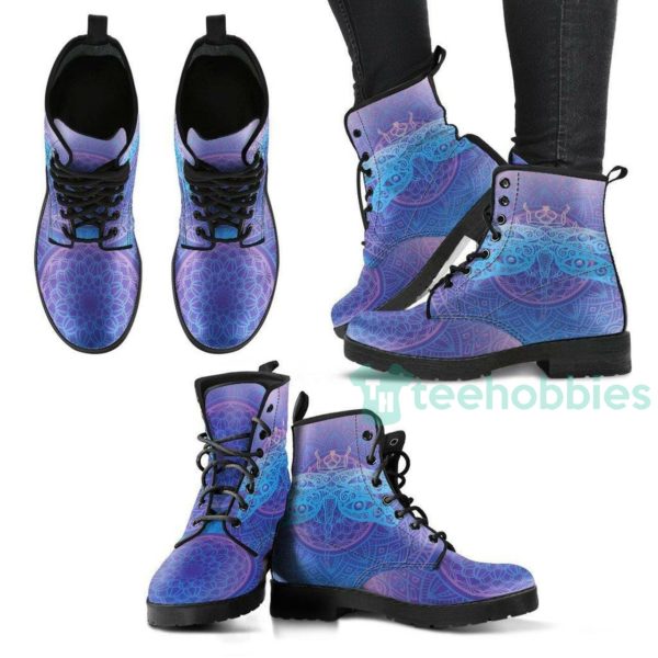 dragonfly mandala leather boots shoes 1 csTVq 600x600px Dragonfly Mandala Leather Boots Shoes