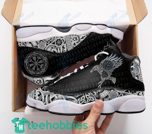 eagle viking pattern air jordan 13 sneaker shoes 2 dCqK6 600x529px Eagle Viking Pattern Air Jordan 13 Sneaker Shoes