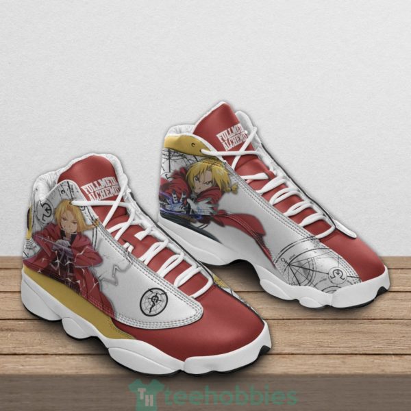 edward elric custom anime fullmetal alchemist air jordan 13 shoes 2 u9w3M 600x600px Edward Elric Custom Anime Fullmetal Alchemist Air Jordan 13 Shoes
