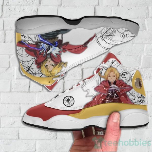 edward elric custom anime fullmetal alchemist air jordan 13 shoes 4 JOt3F 600x600px Edward Elric Custom Anime Fullmetal Alchemist Air Jordan 13 Shoes