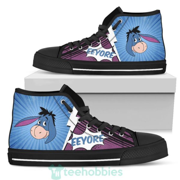 eeyore sneakers winnie the pooh friends high top shoes fan 1 p8TLd 600x600px Eeyore Sneakers Winnie The Pooh Friends High Top Shoes Fan