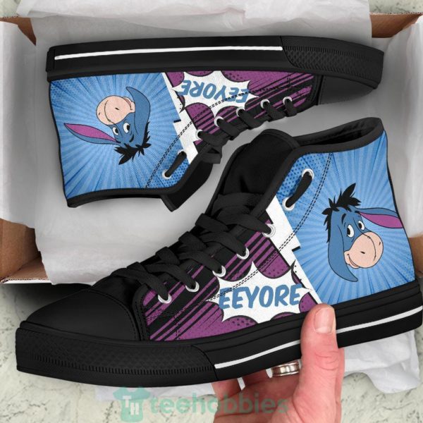 eeyore sneakers winnie the pooh friends high top shoes fan 2 0sWjo 600x600px Eeyore Sneakers Winnie The Pooh Friends High Top Shoes Fan