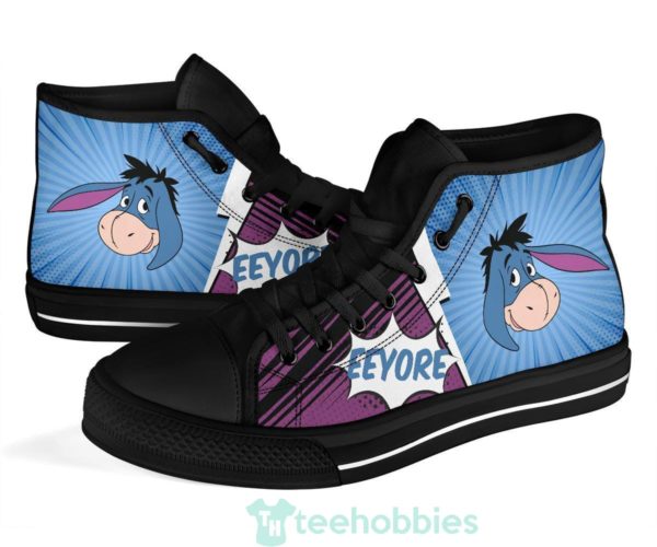 eeyore sneakers winnie the pooh friends high top shoes fan 4 m47Dy 600x500px Eeyore Sneakers Winnie The Pooh Friends High Top Shoes Fan